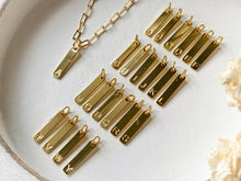 Load image into Gallery viewer, Gold Bar Necklace