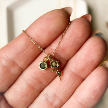 Load image into Gallery viewer, Birth Flower Necklace