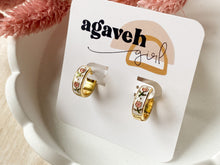 Load image into Gallery viewer, Tulip Fields Hoops