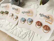 Load image into Gallery viewer, Floral Halo Studs