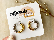 Load image into Gallery viewer, Duo Hoops