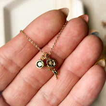 Load image into Gallery viewer, Birth Flower Necklace
