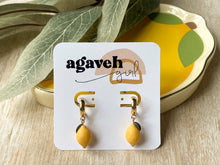 Load image into Gallery viewer, Citron Hoops