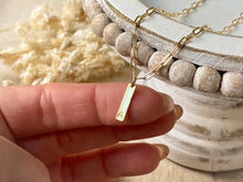 Load image into Gallery viewer, Gold Bar Necklace