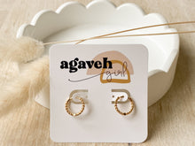 Load image into Gallery viewer, Twisty Hoops
