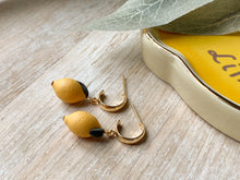 Load image into Gallery viewer, Citron Hoops

