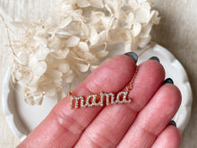 Load image into Gallery viewer, CZ Mama Necklace
