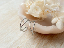 Load image into Gallery viewer, Baby Double Helix Hoops
