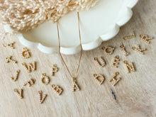 Load image into Gallery viewer, Pearl Monogram Necklace
