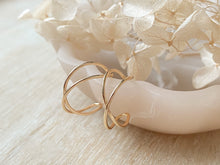 Load image into Gallery viewer, Baby Double Helix Hoops
