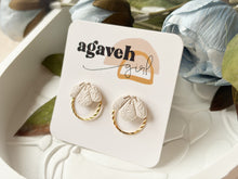 Load image into Gallery viewer, Floral Halo Studs
