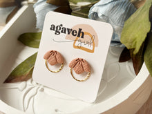 Load image into Gallery viewer, Floral Halo Studs
