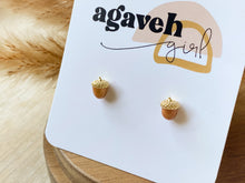 Load image into Gallery viewer, Little Oak Studs
