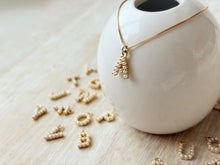 Load image into Gallery viewer, Pearl Monogram Necklace
